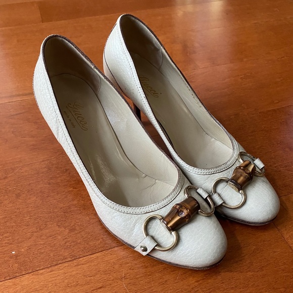 Gucci Horsebit And Bamboo Leather Pumps - 36